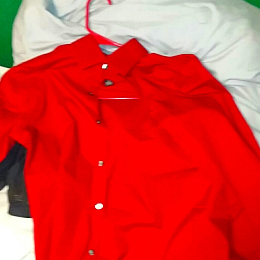 J.Ferrar red dress shirt